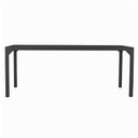Ver imagem 2 de Mesa Retangular Haiti Tampo Ripado em Alumínio para Cozinha, Edícula, Área Trama Original