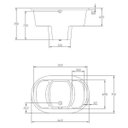 Ver imagem 2 de Ofurô Ouro Fino Heatiro Duplo Top Line 141cmx91cmx78cm 04 Jatos