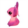 Luminária de Mesa Abajur Angel Stitch Rosa Disney - 2