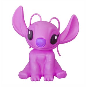 Luminária de Mesa Abajur Angel Stitch Rosa Disney