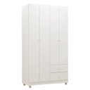 Ver imagem 2 de Quarto de Bebê Louise 4 Portas com Berço Doce Sonho 100 Branco Brilho - Ajl