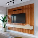 Ver imagem 1 de Home Ripado Flow 2.8 Nature com Off White - Imcal Móveis