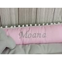 Ver imagem 7 de Kit Pet Caes e Gatos Cesto Organizador Cama G Personalizada Jogo Americano Rosa Caminha G com Ziper