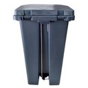 Ver imagem 3 de Lixeira Plástica Pedal 20L Cinza Banheiros Cozinhas - Nobre