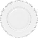 Ver imagem 1 de Conjunto 48 Pratos Rasos 28cm Pearl Cristal Wolff Transparente Redondos Restaurantes Mesa Posta