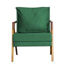 Ver imagem 2 de Kit 4 Poltronas Cadeira Marilia Recepção - Veludo Verde
