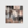 Quadro Abstrato Marrom Artístico 60X60 Para Sala Escritórios - 3