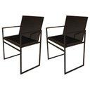Ver imagem 1 de Kit 2 Poltronas Industriais Isa Estofadas Veludo para Sala Quarto e Recepção - Preto