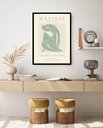 Ver imagem 2 de Quadro Decorativo Poster Matisse Mulher Verde - 70x50cm:moldura Preta