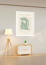Ver imagem 1 de Quadro Decorativo Poster Matisse Mulher Verde - 70x50cm:moldura Preta