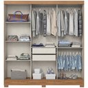 Ver imagem 3 de Guarda-roupa 3 Portas de Correr com Espelho B376 Henn