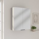 Ver imagem 1 de Armário Aéreo para Cozinha 80cm 2 Portas Lumina Cinza