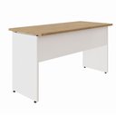 Ver imagem 4 de Mesa Retangular Escrivaninha 150 cm X 60 cm Tampo 25 mm Pés Painel F5 Office Cor:Macadâmia com