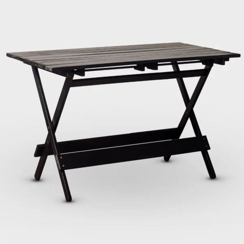 Mesa para Jardim Dobrável 120cm x 70cm em Madeira Maciça