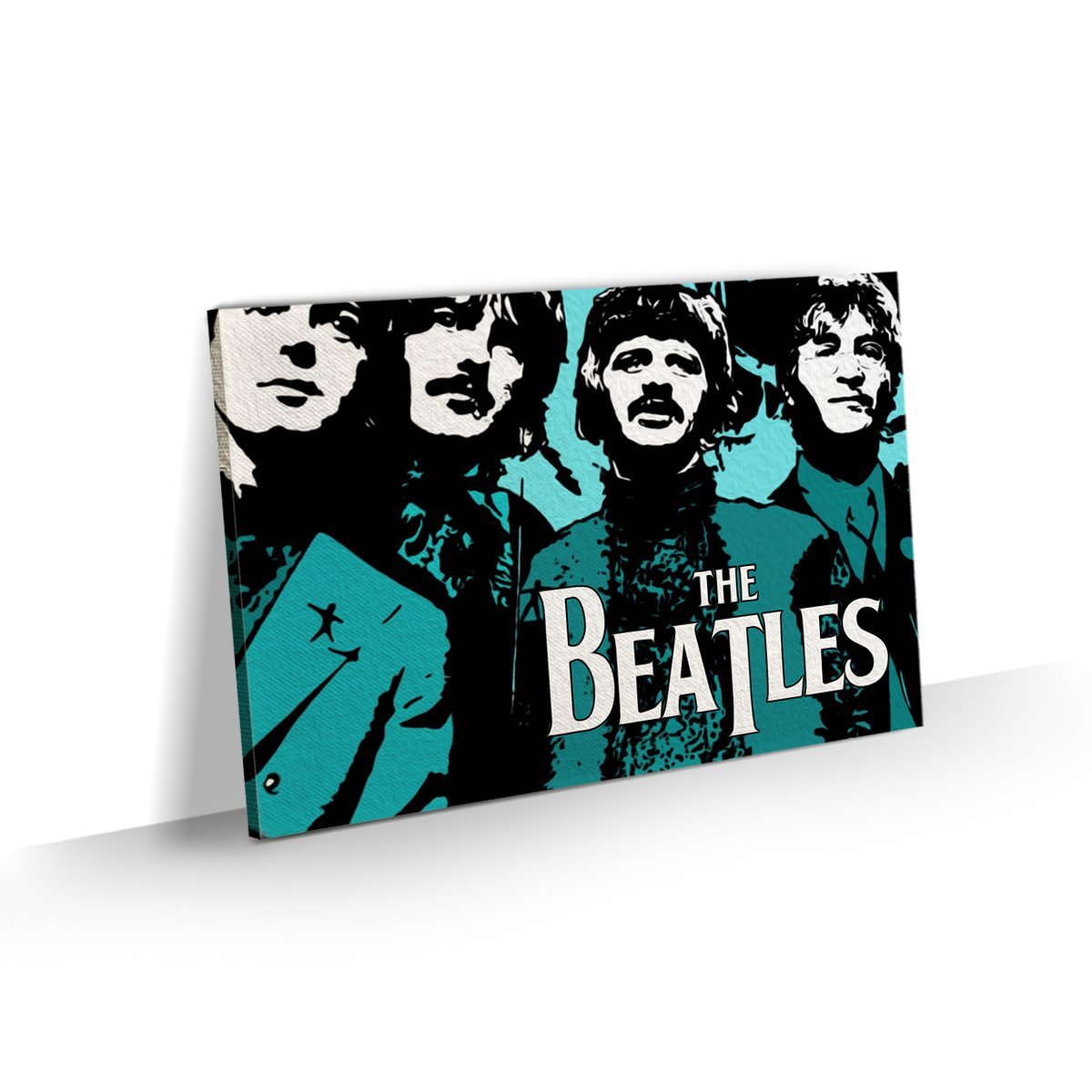 Quadro Banda Rock Beatles Vintage Retrô Tela Canvas 60x40 - 1