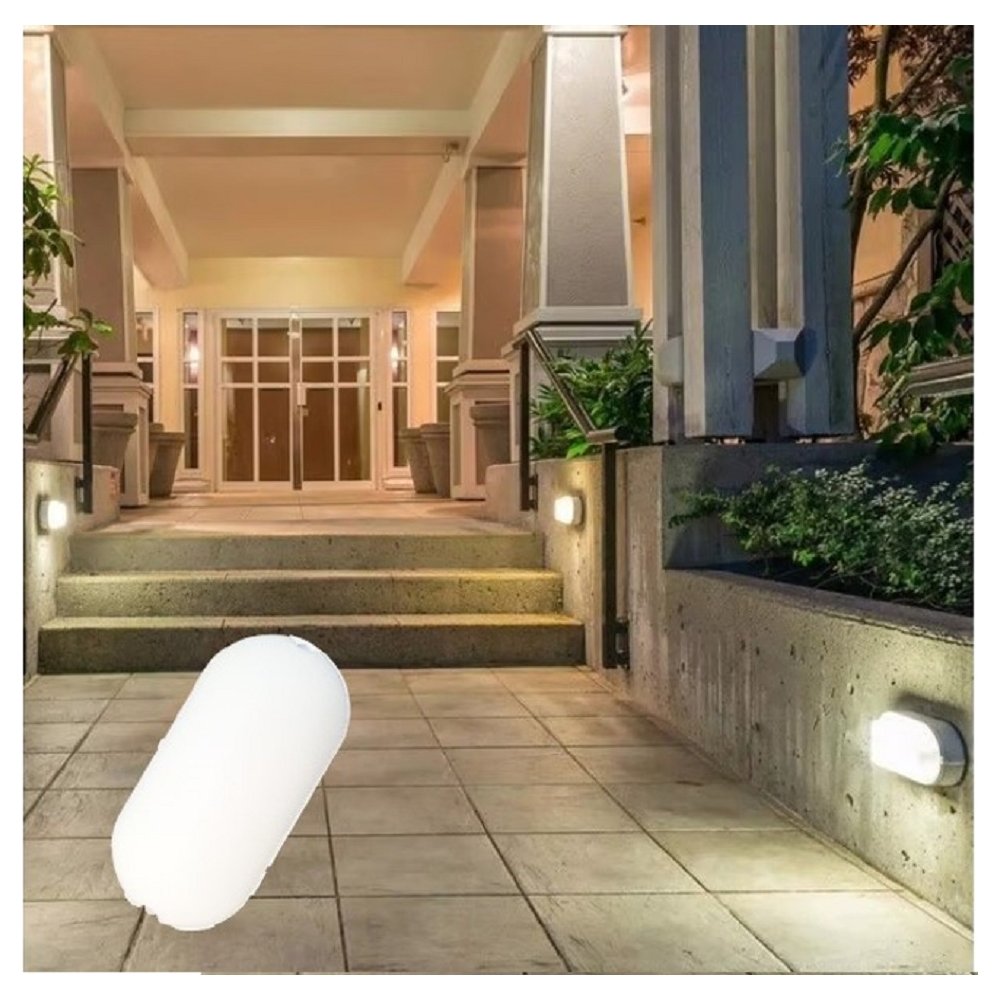 Luminária Arandela Tartaruga Oval Led 15w 6500k Branco Fria Decoração - 2