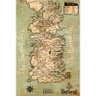 Quadro Game of Thrones Grande Mapa Westeros 7 Reinos 90x60 - 2