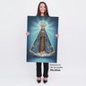 Quadro Nossa Senhora Aparecida Grande Decorativo Tela 90x60 - 2
