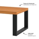 Ver imagem 3 de Mesa de Centro Retangular 67 X 44cm Industrial Freijó/preto - Dalla Costa