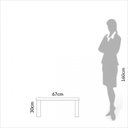 Ver imagem 5 de Mesa de Centro Retangular 67 X 44cm Industrial Freijó/preto - Dalla Costa
