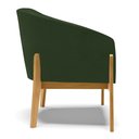 Ver imagem 7 de Poltrona Decorativa Base de Madeira Kit 2 Stella Sintético Pu D03 - D'Rossi