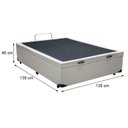 Ver imagem 3 de Cama Box Bau Casal Premium ( Blindada ) Super Reforçada