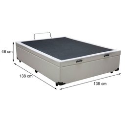 Cama Box Bau Casal Premium ( Blindada ) Super Reforçada - 3