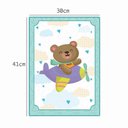 Ver imagem 2 de Quadro Decorativo Para Bebe 3D Ursinho 30 X 41 - Cia Laser
