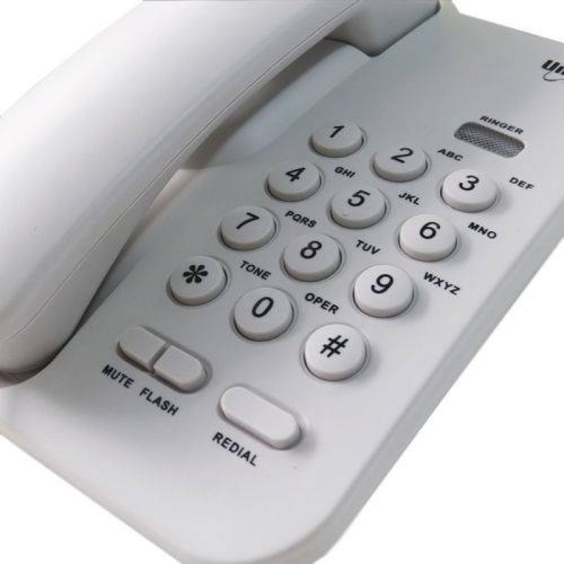 Telefone Unitel Masterline Branco com Chave - 2