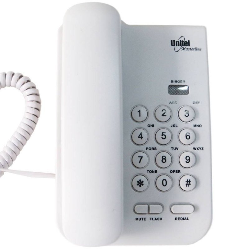 Telefone Unitel Masterline Branco com Chave - 3