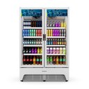 Ver imagem 3 de Refrigerador Expositor Vertical Bebidas Duas Portas Vidro 1164l Vbm3al Optima Branca 220v -