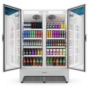 Ver imagem 6 de Refrigerador Expositor Vertical Bebidas Duas Portas Vidro 1164l Vbm3al Optima Branca 220v -