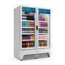 Ver imagem 1 de Refrigerador Expositor Vertical Bebidas Duas Portas Vidro 1164l Vbm3al Optima Branca 220v -