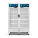 Ver imagem 4 de Refrigerador Expositor Vertical Bebidas Duas Portas Vidro 1164l Vbm3al Optima Branca 220v -