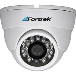 Câmera Mini Dome IR 20M 3,6mm 600TVl Ccd Sharp Ic-101Cm Branca Fortrek - 1