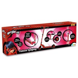Patinete Miraculous Ladybug Altura Ajustável Fun 8108-4 - 3