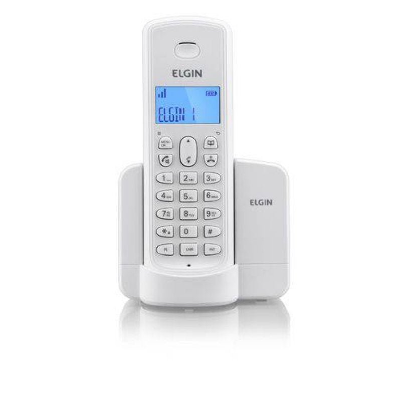 Telefone sem Fio Tcf-8001 Branco Viva Voz 5 Opções de Campainha com Chave de Bloqueio - Elgin - 1