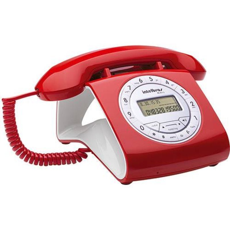 Telefone com Fio Tc8312 Vermelho - 3