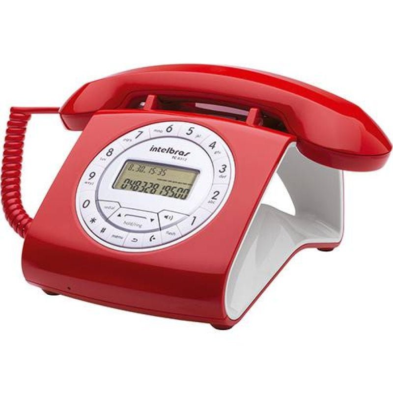 Telefone com Fio Tc8312 Vermelho - 2