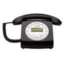 Ver imagem 1 de Telefones com Fio Intelbras Icon 4030160 Tc8312 Preto Retro C/Identificador de Chamadas