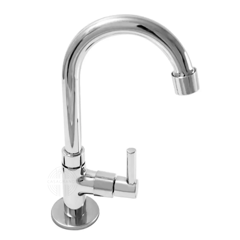 Torneira Banheiro Lavatório Metal Cromada 1/4 Volta Alavanca - 3