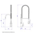 Ver imagem 5 de Torneira Gourmet de Cozinha Misturador Deca Cromado 2280.c