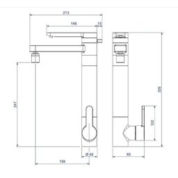 Torneira Misturador para Cozinha com Filtro Deca Twin - 5