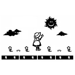 Painel de Parede para Decoração Quarto de Bebê modelo Camponesa 2 Pintado de Branco - 2