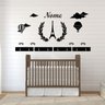 Painel de Parede para Decoração Quarto de Bebê modelo Paris Pintado de Preto - 2