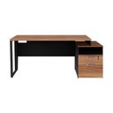Ver imagem 7 de Escrivaninha Mesa de Escritório 172cm 2 Gavetas Flex Multimóveis CR25310
