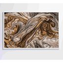 Ver imagem 5 de Quadro Abstrato Textura Líquida Dourada Medidas 120x80 Cm Tipo de Impressão Tecido Canvas