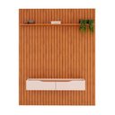 Ver imagem 3 de Painel e Bancada Pratic Ripado 183x240cm Dj Móveis Freijo com Off White