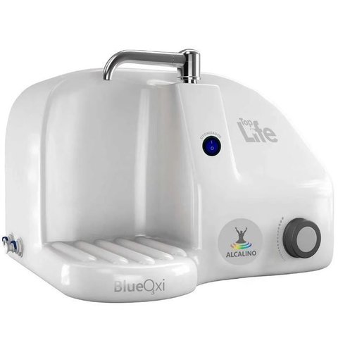 Purificador Blue Oxi Água Natural Alcalina e Ozonizada Branco 220v - Top Life