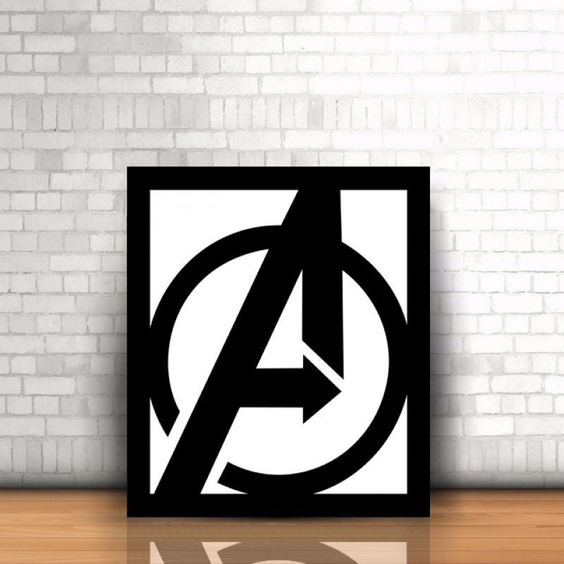 Quadro Avengers 50 cm - Super Herói, Marvel. - 1